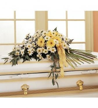 Drop of Sunshine Casket Spray