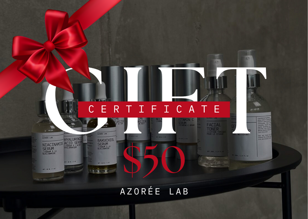 Azorée Lab Skincare Gift Certificate – $50 Gift Card